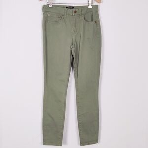 J. Crew Mercantile Women's Skinny Jeans in Green Size 26 NEW Cotton Denim